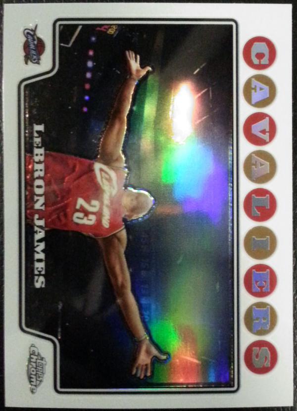 2008-09 Topps Chrome Refractors #23 LeBron James