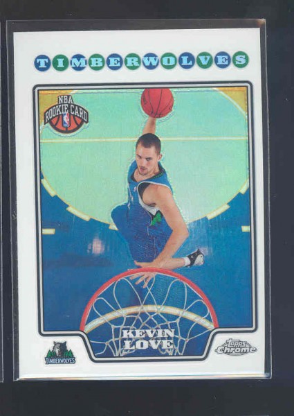 2008-09 Topps Chrome Refractors #185 Kevin Love