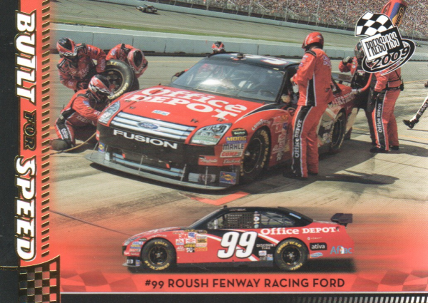 2009 Press Pass Gold #58 Carl Edwards' Car BFS