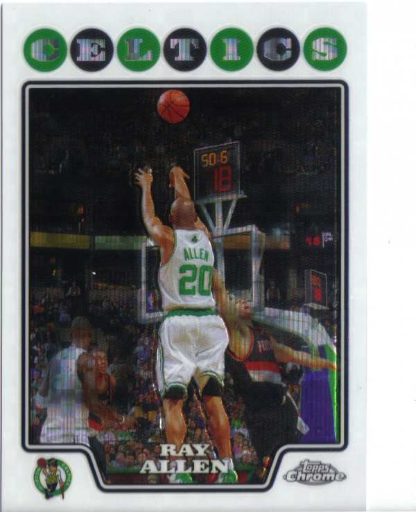 2008-09 Topps Chrome X-Fractors #20 Ray Allen