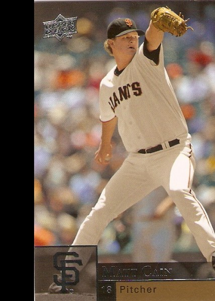 2009 Upper Deck #324 Matt Cain