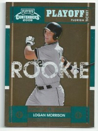 2008 Playoff Contenders Playoff Ticket #99 Logan Morrison