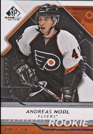 2008-09 SP Game Used #179 Andreas Nodl RC