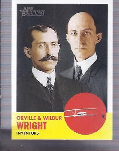 2009 topps american heritage #42 orville and wilbur wright - nm