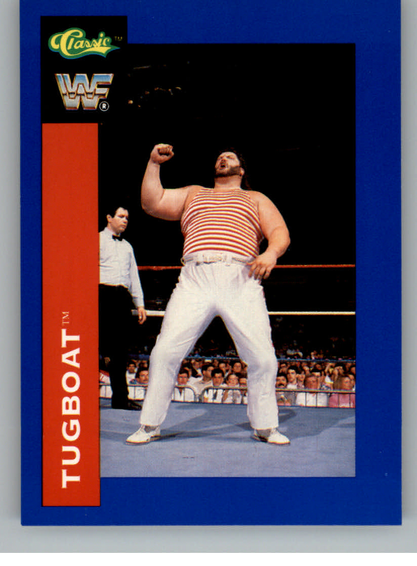 1991 classic wwf superstars #120 tugboat - nm