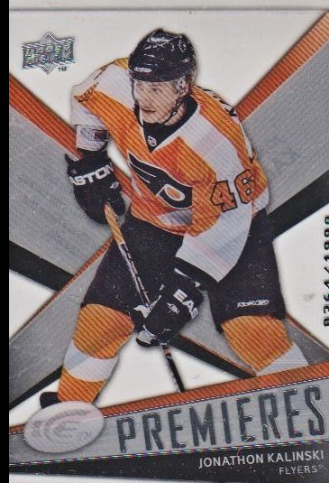 2008-09 Upper Deck Ice #117 Jonathon Kalinski RC