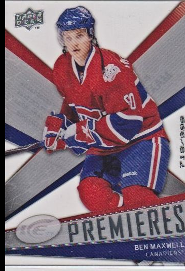 2008-09 Upper Deck Ice #124 Ben Maxwell RC