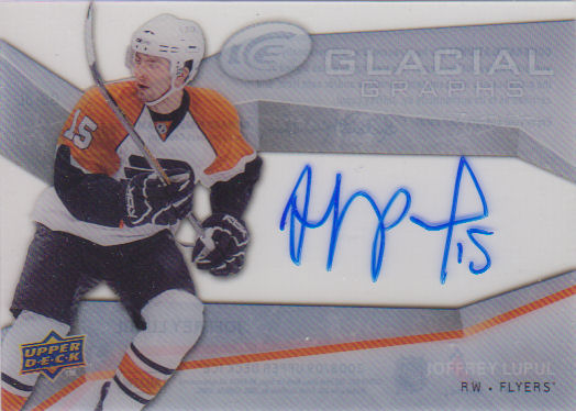 2008-09 Upper Deck Ice Glacial Graphs #GGJL Joffrey Lupul