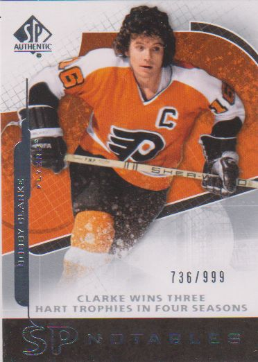 2008-09 SP Authentic #103 Bobby Clarke N