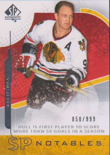 2008-09 SP Authentic #104 Bobby Hull N