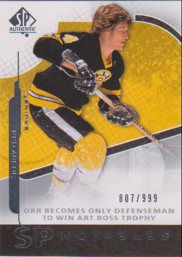 2008-09 SP Authentic #105 Bobby Orr N