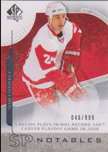 2008-09 SP Authentic #108 Chris Chelios N