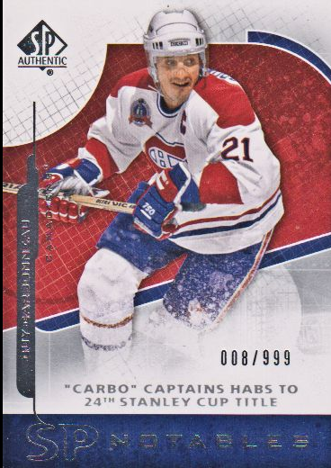 2008-09 SP Authentic #112 Guy Carbonneau N
