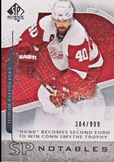 2008-09 SP Authentic #117 Henrik Zetterberg N