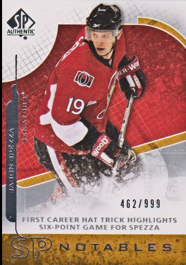 2008-09 SP Authentic #119 Jason Spezza N