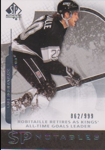 2008-09 SP Authentic #125 Luc Robitaille N