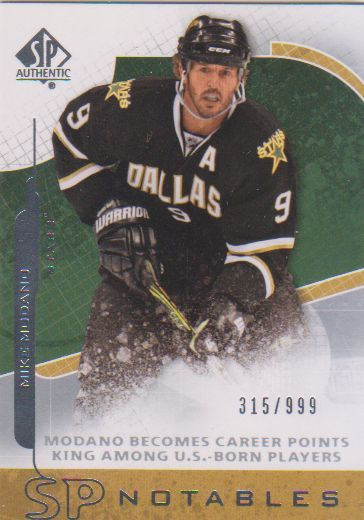 2008-09 SP Authentic #134 Mike Modano N