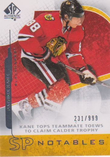 2008-09 SP Authentic #136 Patrick Kane N