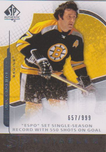 2008-09 SP Authentic #139 Phil Esposito N