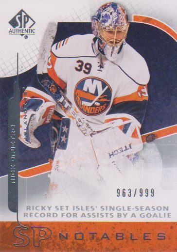 2008-09 SP Authentic #141 Rick DiPietro N