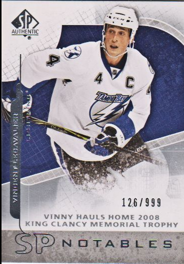 2008-09 SP Authentic #158 Vincent Lecavalier N