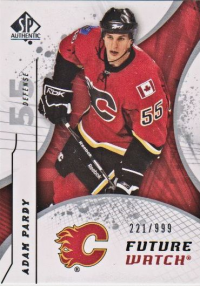 2008-09 SP Authentic #161 Adam Pardy RC