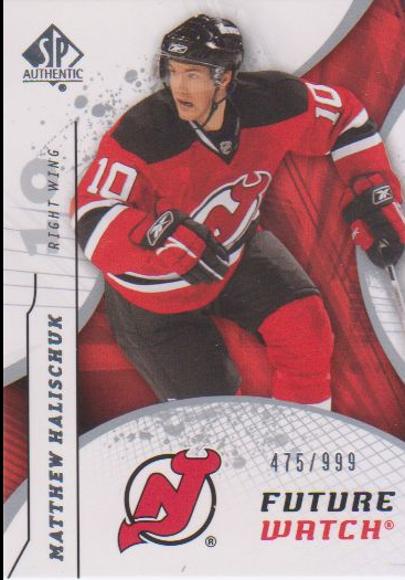 2008-09 SP Authentic #162 Matthew Halischuk RC