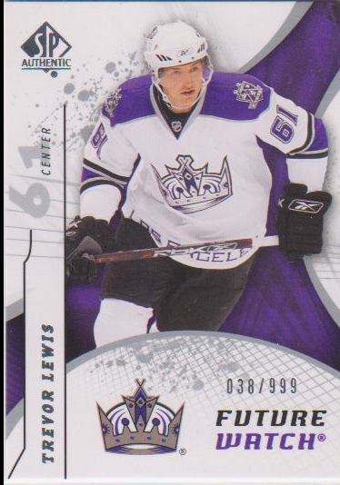 2008-09 SP Authentic #165 Trevor Lewis RC