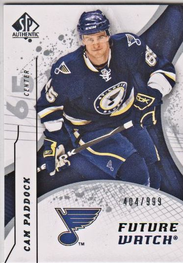 2008-09 SP Authentic #169 Cam Paddock RC