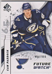 2008-09 SP Authentic #169 Cam Paddock RC