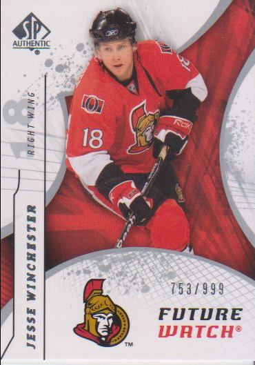 2008-09 SP Authentic #175 Jesse Winchester RC