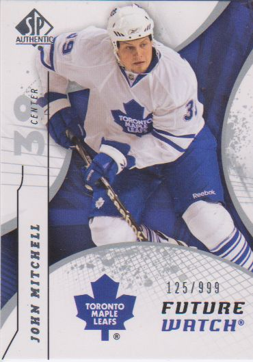 2008-09 SP Authentic #177 John Mitchell RC