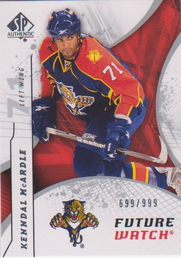 2008-09 SP Authentic #182 Kenndal McArdle RC