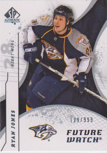 2008-09 SP Authentic #185 Ryan Jones RC