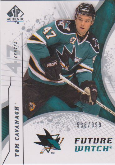 2008-09 SP Authentic #188 Tom Cavanagh RC