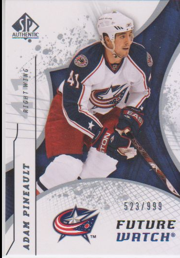 2008-09 SP Authentic #215 Adam Pineault RC