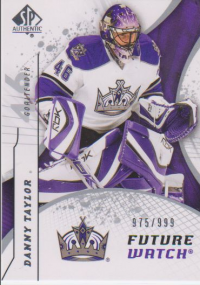 2008-09 SP Authentic #223 Danny Taylor RC