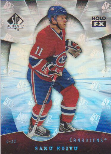 2008-09 SP Authentic Holoview FX #FX65 Saku Koivu