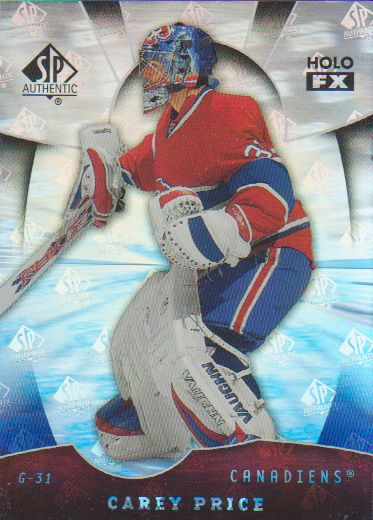 2008-09 SP Authentic Holoview FX #FX66 Carey Price