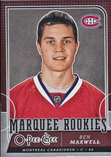 2008-09 O-Pee-Chee #782 Ben Maxwell RC
