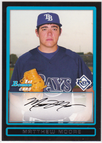 2009 Bowman Prospects #BP7 Matthew Moore