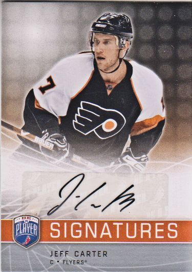 2008-09 Be A Player Signatures #SJC Jeff Carter