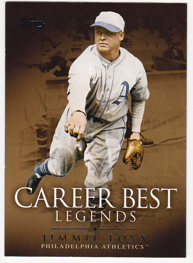 2009 Topps Legends of the Game Career Best #JF Jimmie Foxx