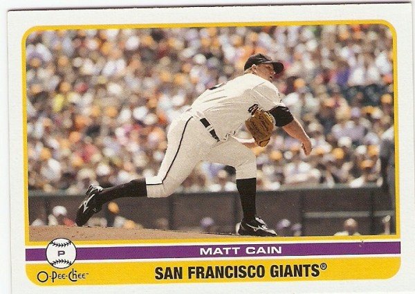 2009 O-Pee-Chee #40 Matt Cain