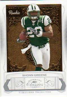 2009 Donruss Classics Timeless Tributes Silver #243 Shonn Greene