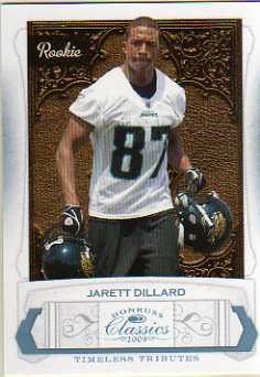2009 Donruss Classics Timeless Tributes Platinum #199 Jarett Dillard