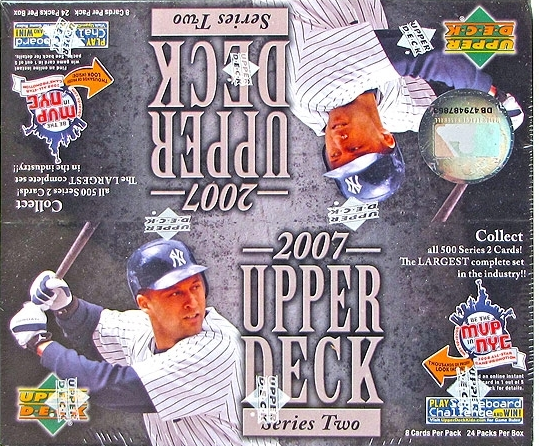 2007 Upper Deck Baseball Retail Box Series 2