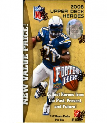2008 Upper Deck Heroes Football Retail Box