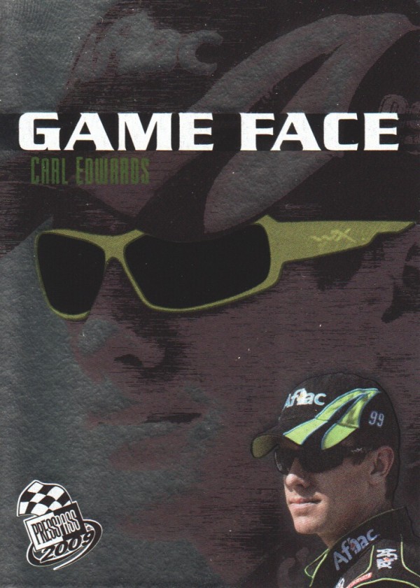 2009 Press Pass Game Face #GF3 Carl Edwards