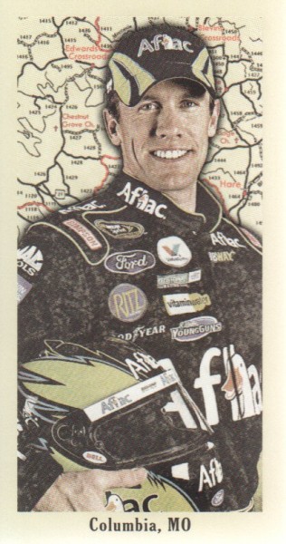 2009 Press Pass Pocket Portraits Hometown #P7 Carl Edwards